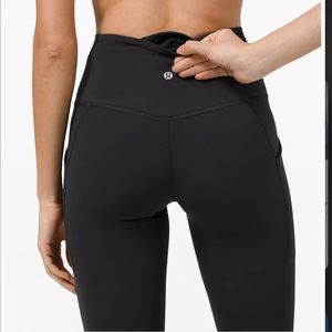 Lululemon leggings with side pockets